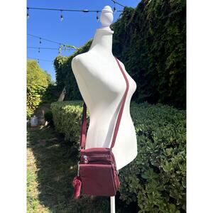 Kipling Burgundy Crossbody Bag